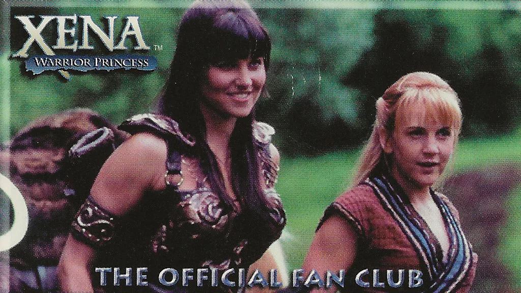 Xena Fan club card